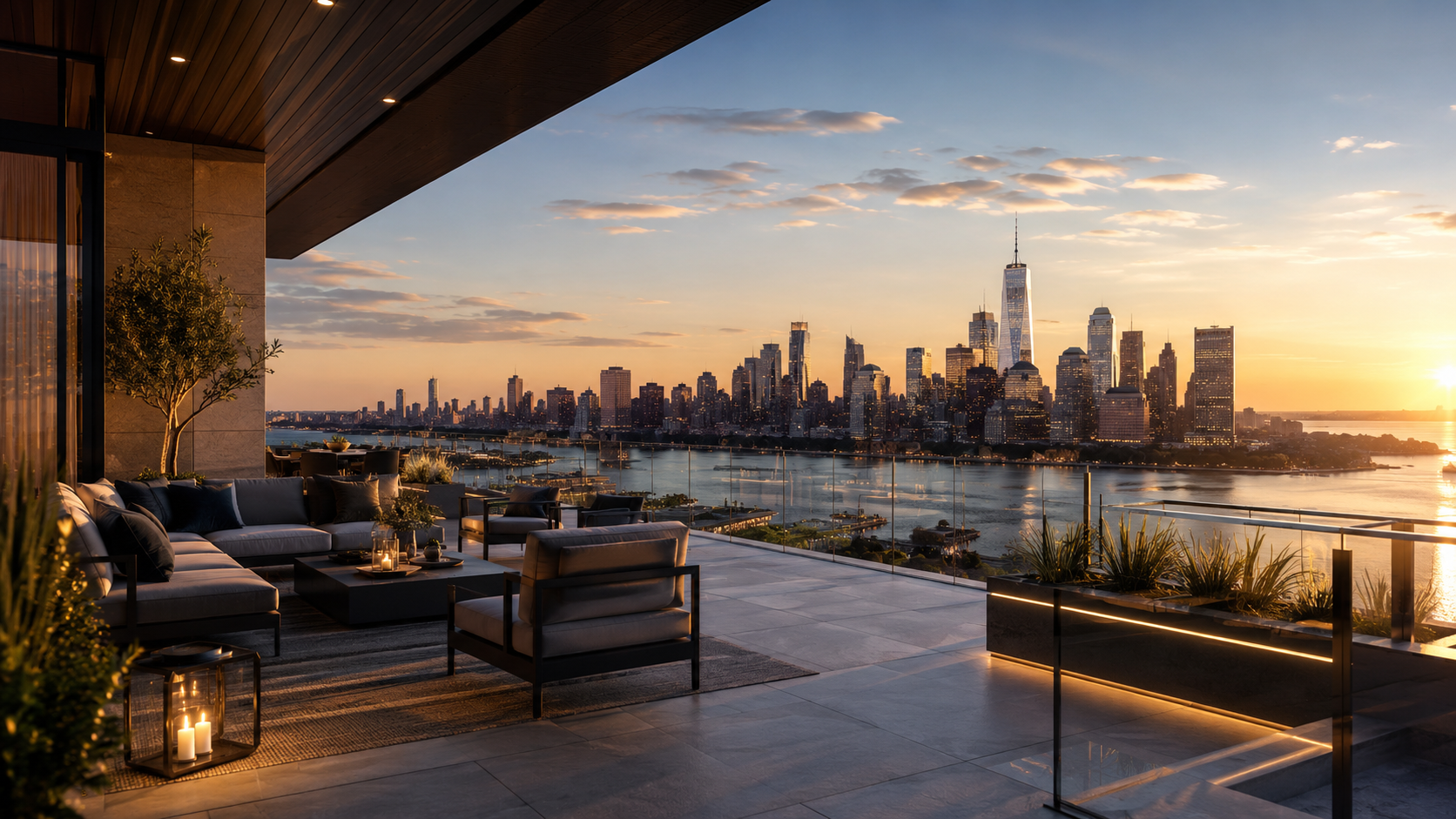Luxury Manhattan penthouse representing long-term US real estate wealth